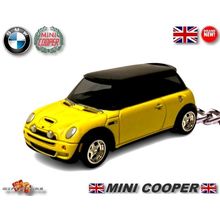 RARE KEY CHAIN YELLOW BLACK BMW NEW MINI COOPER S Ltd Ed.