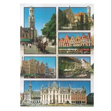 multiview, BRUGGE, Belgium .. unused postcard =