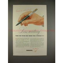 1945 Parker 51 Pen Ad - Less Waiting Than You Think!!