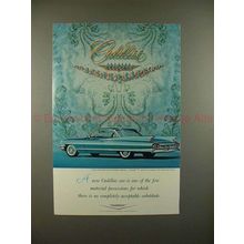1961 Cadillac Car Ad, There is No Acceptable Substitute
