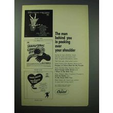 1964 Capitol Records Broadway Albums Ad - Funny Girl
