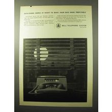 1964 Bell Data-Phone Service Ad - Works At Night