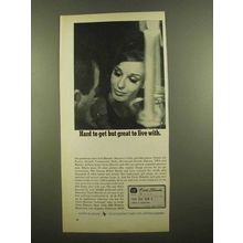 1965 Carte Blanche Card Ad - Hard To Get Great To Live