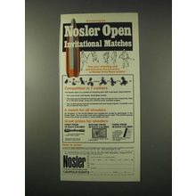1978 Nosler Bullets Ad - Invitational Matches