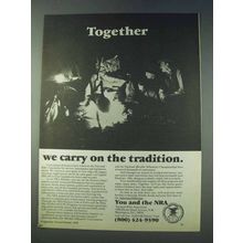 1978 NRA National Rifle Association Ad - Tradition