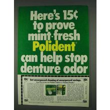 1978 Polident Denture Cleanser Ad - Mint-Fresh