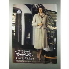 1981 Pendleton Country Clothes Ad - Women's Fashion