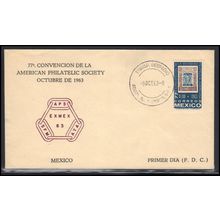 Cover Mexico Stamp (Cachet-U/A) Box0467