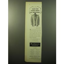 1950 Southwick Superflex Sport Jacket Ad - Have you heard about my operation?