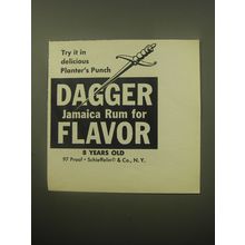 1959 Dagger Rum Ad - Try it in delicious Planter's Punch