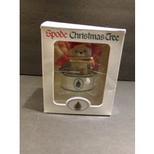 Spode Christmas Tree Puppy Ornament NEW in package