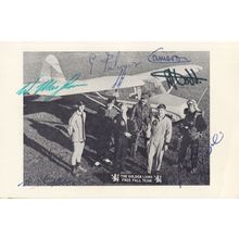 Golden Lions Parachute Free Fall Team 1970s Scottish FULLY Signed Photo