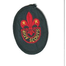 Scout Badge UK Pre 1967 - Scout Beret - Black Back (BY225)