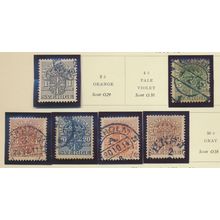 Sweden Stamps Scott #O28//O37, Used, 7 Different, Scans of All
