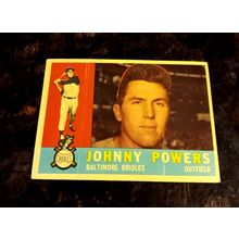 1960 Topps 422 Johnny Powers Baltimore Orioles Outfield 5.0 EX No Crease