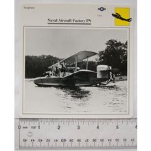 Naval Aircraft Factory PN - USA - Seaplane - Collectors Club Card