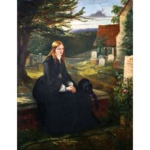 Thomas Brooks - The Sister’s Grave 1857 Poster Canvas Movie Film Print A0 A1 A2