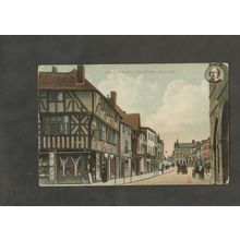 Postcard Warwickshire Stratford Upon Avon High Street Milton Glazette