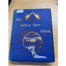 1884-1885 "THE GIRL'S OWN ANNUAL" VOL 6 ILLUSTRATED 2kg HARDBACK BOOK (EV3)