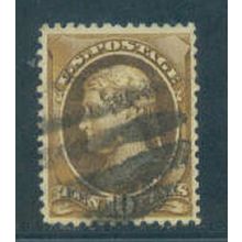 Used 209 10c Thomas Jefferson Almost Very Fine Q3625
