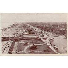 Great Yarmouth Arial View Revolving Tower RPC Postcard