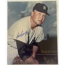 Hal Reniff Signed Autographed Glossy 8x10 Photo New York Yankees