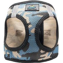 American River Choke Free Dog Harness Camouflage Collection - Blue Camo X-Small