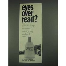 1967 Murine For Your Eyes Ad - Eyes Over Read?