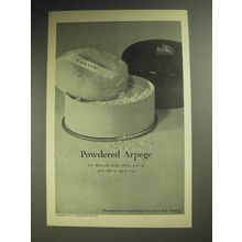 1967 Lanvin Powdered Arpege Ad - For After the Bath