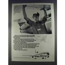 1980 Delta Airlines Ad - Robert Riberich Line Mechanic