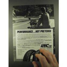 1988 IRC RS-310 Tires Ad - Performance Not Pretense