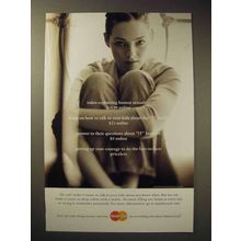 2001 MasterCard Ad - Courage to Do The Face-to-Face