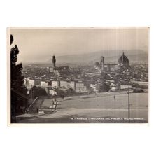 PIAZZALE MICHELANGELO , FIRENZE, ITALY unused vintage postcard. =