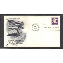 FDC Art Craft 1820 18c Eagle (Cachet-U/A) CV00299