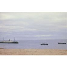 Royal Interocean Lines Boessevain Ship Kodak RPC Postcard