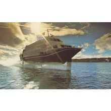 Normandy Princess Ferry Ship Jetlink Ferries Postcard