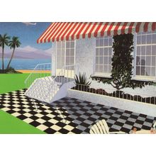 Richard Akerman Hallo & Goodbye Painting Postcard