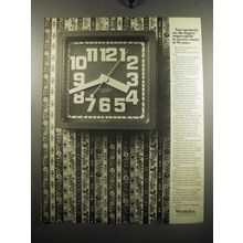 1972 Westclox Low Current Clock Ad - You can barely see the biggest improvement