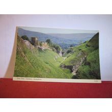 CAVE DALE, CASTLETON, DERBYSHIRE used postcard by E T W Dennis 1979 pm =