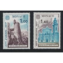 Monaco Landscapes Europa CEPT Views 2v 1977 MNH SG#1302-1303 Sc#1067-1068