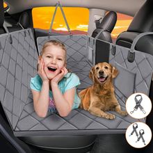 Back Seat Extender for Dogs-Large Space, Dog Car Seat Cover Hard Bottom Holds 42