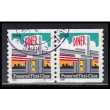 Used 3208 25c Diner Very Fine CNP Left S11111 PA1959