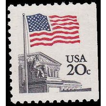 1896 20c U.S. Flag Fine MNH Dry Gum BPS RS V4719