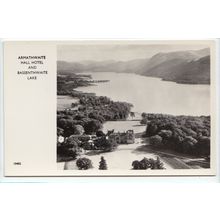 Armathwaite Hall Hotel and Bassenthwaite Lake Cumbria RP Postcard 10402