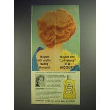 1957 Woodbury Shampoo Ad - Washed With Another