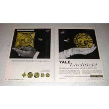 1957 Yale & Towne Litchfield Key-in-knob Locksets Ad