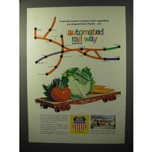1964 Union Pacific Railroad Ad - Vegetables Shipped
