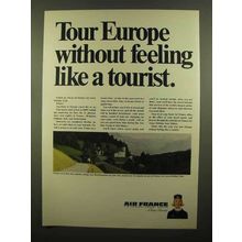 1965 Air France Ad - Without Feeling Like a Tourist