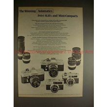1972 Petri FT EE, FT II, Color 35 E, Color 35 Camera Ad