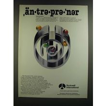 1986 Rockwell International Ad - An-Tre-Pre-'ner Entrepreneur